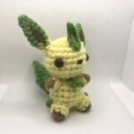 Chibi Leafeon Crochet Pattern, Inspired Amigurumi Pattern, Pokemon Mini Crochet Pattern - Image 2