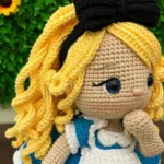 Alice in Wonderland Crochet Pattern - Handmade Doll with White Rabbit - Beginner to Advanced Amigurumi Design - Image 5