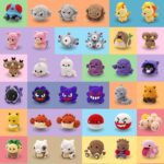 62in1 Pokemon-Inspired Amigurumi Pattern Bundle, Pokemon Mini Bundle Crochet Pattern - Image 3