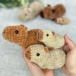 Crochet pattern capybara, amigurumi capybara, crochet pattern plush toy, stuff toys tutorial capybara, Pattern amigurumi plush - Image 5