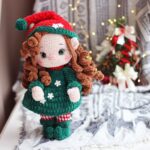 2in1 Crochet pattern, Crochet Christamas Elf pattern, Amigurumi Elf, Christmas doll pattern - Image 4