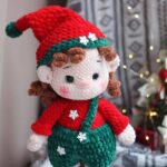 2in1 Crochet pattern, Crochet Christamas Elf pattern, Amigurumi Elf, Christmas doll pattern - Image 3