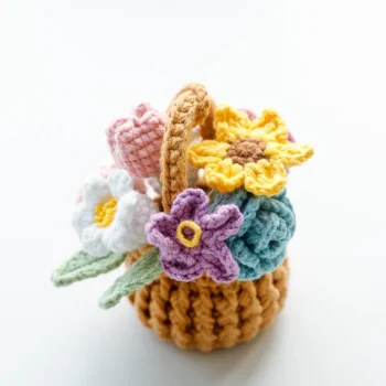 Charming Crochet Flower Basket Car Hanging Pattern: Easy DIY Guide to Brighten Your Ride!