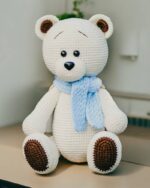 Jumbo Amigurumi | Bear Amigurumi Crochet Pattern | häkelanleitung | Delicious Crochet | Crochetpattern | fluffy bear for gift - Image 4