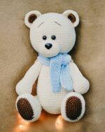 Jumbo Amigurumi | Bear Amigurumi Crochet Pattern | häkelanleitung | Delicious Crochet | Crochetpattern | fluffy bear for gift - Image 2