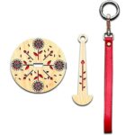 Portable Wood Swivel Yarn Caddy Holder – Travel-Friendly Wristlet for Crochet, Knitting & Crafting Gifts - Image 3