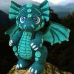 Crochet dragon pattern PDF in Eng, amigurumi dragon crochet toy pattern, crochet dino pattern, Crochet Amigurumi Dragon, amigurumi Dinosaur - Image 5