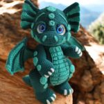 Crochet dragon pattern PDF in Eng, amigurumi dragon crochet toy pattern, crochet dino pattern, Crochet Amigurumi Dragon, amigurumi Dinosaur - Image 4