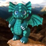 Crochet dragon pattern PDF in Eng, amigurumi dragon crochet toy pattern, crochet dino pattern, Crochet Amigurumi Dragon, amigurumi Dinosaur - Image 2