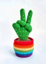 Cactus Hand CROCHET PATTERN / Amigurumi cactus PDF English pattern / Middle finger cactus / Pincushion crochet pattern - Image 5