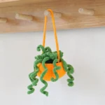 No-Sew Pumpkin On Swing Crochet Pattern - Halloween Car Hanging PDF - Image 2