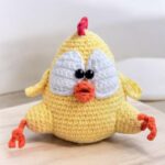 Chicken Chick Amigurumi | Crochet Chicken Crochet Pattern | Chunky Chicken Plushie | Chicken Stuffed Animal - Image 4