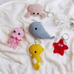 Easy Crochet Sea Creatures Pattern - Amigurumi Jellyfish, Whale, Crab, Seahorse, Starfish DIY Kit, crochet sea animals, amigurumi base - Image 2