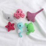 Easy Crochet Sea Creatures Pattern - Amigurumi Jellyfish, Whale, Crab, Seahorse, Starfish DIY Kit, crochet sea animals, amigurumi base - Image 3