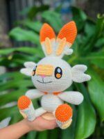 Scorbunny Crochet Pattern, Bunny Crochet Pattern, Amigurumi Bunny Pattern, Crochet Animal, Crochet Rabbit, Pokemon Crochet Pattern - Image 3