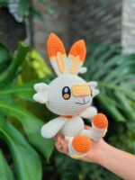 Scorbunny Crochet Pattern, Bunny Crochet Pattern, Amigurumi Bunny Pattern, Crochet Animal, Crochet Rabbit, Pokemon Crochet Pattern - Image 5