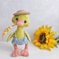 Crochet Pattern the little DUCK and GOOSE,set pattern goose and duck,pattern the duck, pattern the goose, Crochet patter - Image 3