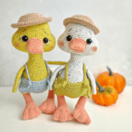 Crochet Pattern the little DUCK and GOOSE,set pattern goose and duck,pattern the duck, pattern the goose, Crochet patter - Image 2