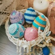 Easter Bunny with Eggs Crochet PATTERN, Amigurumi Bunny Easter Basket, English PDF file, Easter toy pattern - Image 6
