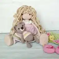 Amigurumi crochet pattern doll April, amigurumi doll, crochet pattern amigurumi, doll pattern, crochet pattern - Image 3