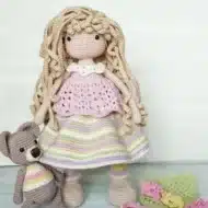 Amigurumi crochet pattern doll April, amigurumi doll, crochet pattern amigurumi, doll pattern, crochet pattern - Image 2