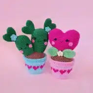 FLOWER LOVE: Set of 3 Amigurumi Crochet Patterns (Flower & Cactus PDF) - Image 2