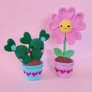 FLOWER LOVE: Set of 3 Amigurumi Crochet Patterns (Flower & Cactus PDF) - Image 5