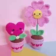 FLOWER LOVE: Set of 3 Amigurumi Crochet Patterns (Flower & Cactus PDF) - Image 4