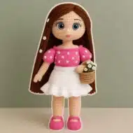 2-in-1 Crochet Doll Pattern, ESJA Doll PDF, Krutoys Pattern, Ebook Tutorial, English, 2 Outfits Included - Image 9