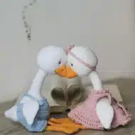 Newborn Goose Crochet Pattern - Amigurumi Baby Goose PDF