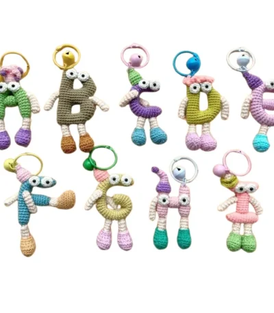 Alphabet Amigurumi Crochet Pattern Set A–Z handmade crochet letters display