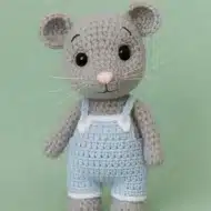 Easy No-Sew Mouse Crochet Pattern PDF – Beginner Amigurumi Toy Tutorial | Sage and Silky - Image 8