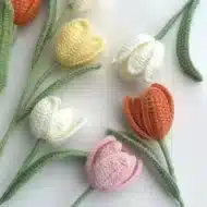 Tulip & Lily of The Valley Crochet Pattern - Wedding Bouquet PDF - Image 4