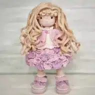 Rose Crochet Doll Pattern, Amigurumi Doll Pattern, Amigurumi Tutorial, English Pattern Pdf, diy gift for girl - Image 4