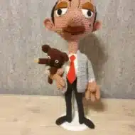 MR BEAN and teddy PATTERN amigurumi - Image 6