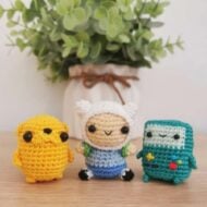 Adventure Time Amigurumi Crochet Pattern Bundle - Create Finn, Jake, and BMO with This Fun DIY Guide for Fans
