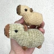 Crochet pattern capybara, amigurumi capybara, crochet pattern plush toy, stuff toys tutorial capybara, Pattern amigurumi plush