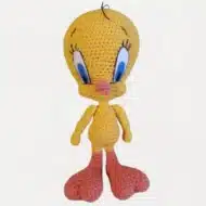 Tweety Bird Amigurumi Pattern, Yellow bird amigurumi
