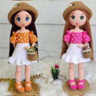 2-in-1 Crochet Doll Pattern, ESJA Doll PDF, Krutoys Pattern, Ebook Tutorial, English, 2 Outfits Included - Image 10
