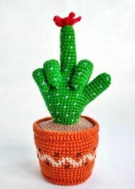 Cactus Hand CROCHET PATTERN / Amigurumi cactus PDF English pattern / Middle finger cactus / Pincushion crochet pattern - Image 7