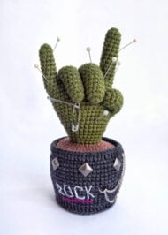 Cactus Hand CROCHET PATTERN / Amigurumi cactus PDF English pattern / Middle finger cactus / Pincushion crochet pattern - Image 8