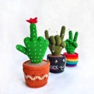 Cactus Hand CROCHET PATTERN / Amigurumi cactus PDF English pattern / Middle finger cactus / Pincushion crochet pattern - Image 3
