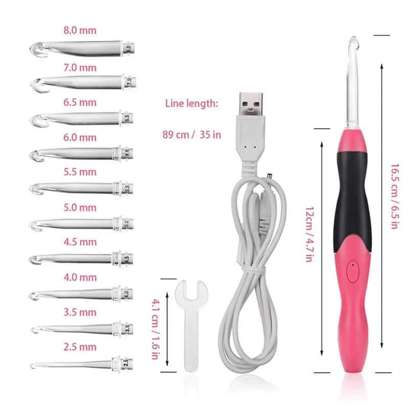 GlowStitch™ Crochet Hook 5 GlowStitch™ Crochet Hook