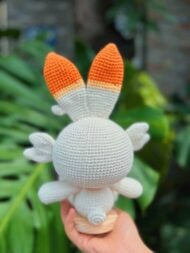 Scorbunny Crochet Pattern, Bunny Crochet Pattern, Amigurumi Bunny Pattern, Crochet Animal, Crochet Rabbit, Pokemon Crochet Pattern - Image 6