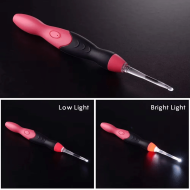 GlowStitch Lighted Crochet Hook — lighted crochet hook