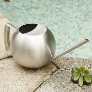Spherical Gooseneck Stainless Steel Watering Can - Image 3