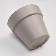 Ceramic Flowerpot with Metal Wall Mount - Image 17