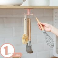 Under-Cabinet Spinning Kitchen Utensil Storage 6-Hook Hanger - Image 14