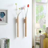 Wooden Wall Spear Vase - Image 2
