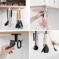 Under-Cabinet Spinning Kitchen Utensil Storage 6-Hook Hanger - Image 19